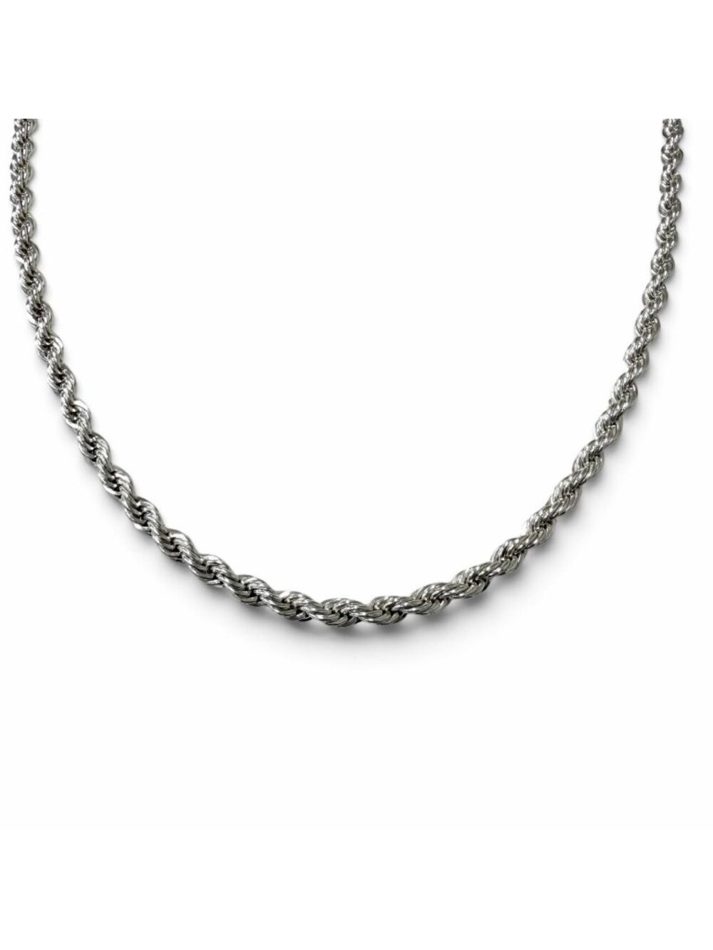 Tiffany & Co Twist Chain Necklace Silver
